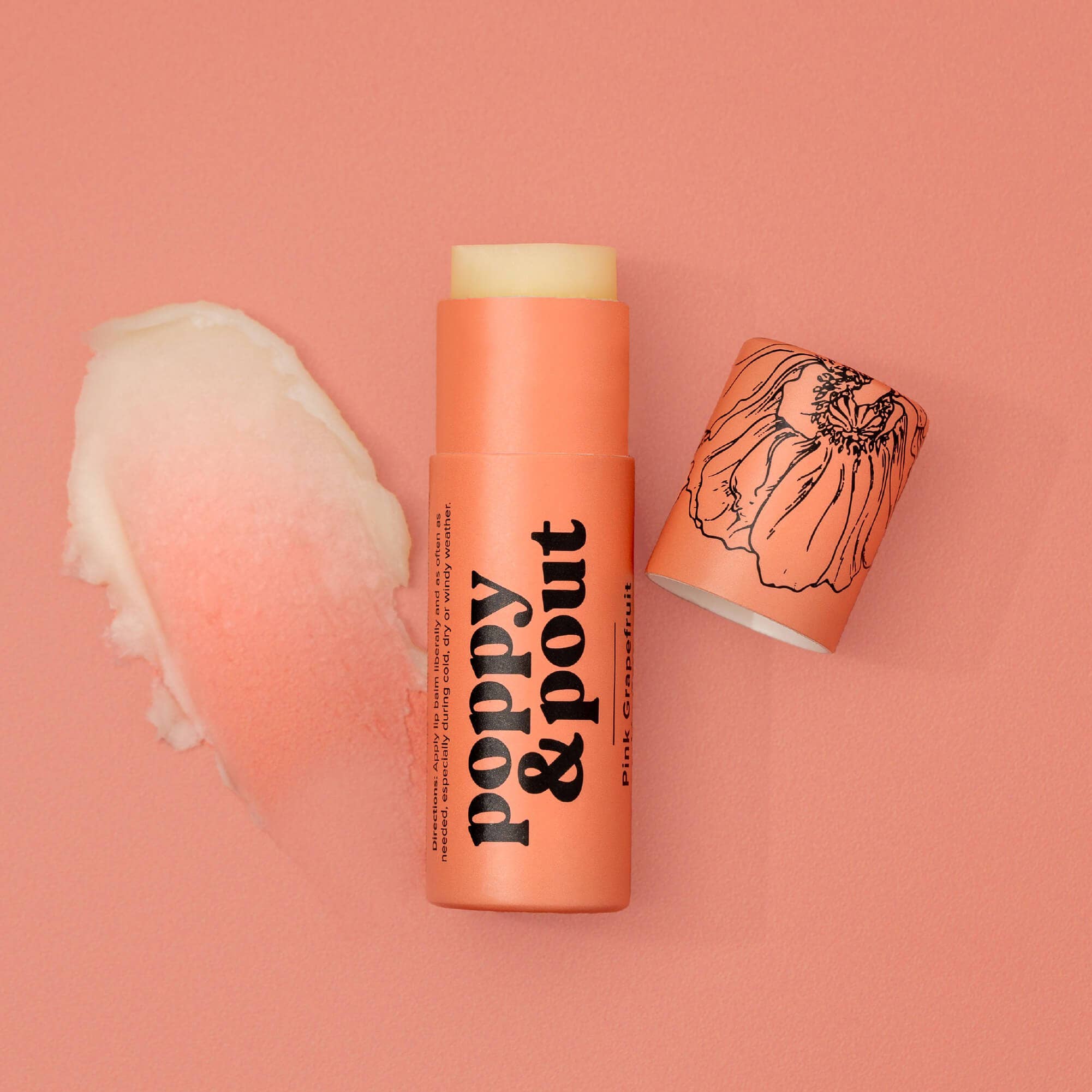 Lip Balm, Pink Grapefruit - Image 1