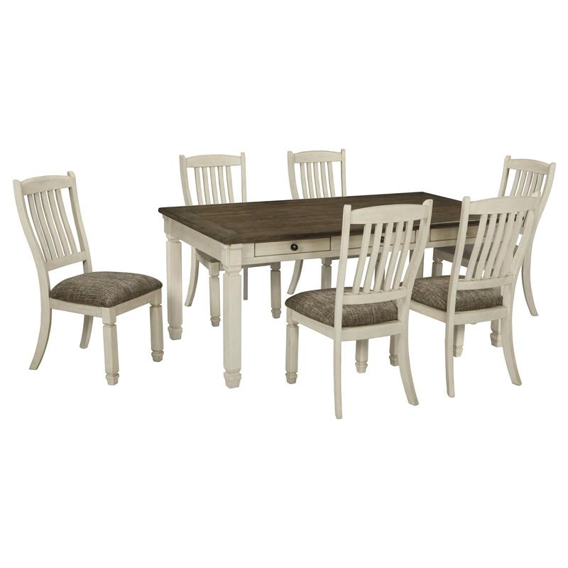 Signature Design by Ashley Bolanburg D647D8 7 pc Dining Set - Image 2