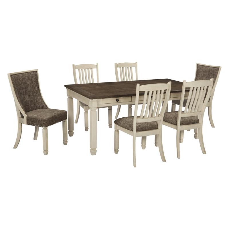 Signature Design by Ashley Bolanburg D647D3 7 pc Dining Set - Image 1