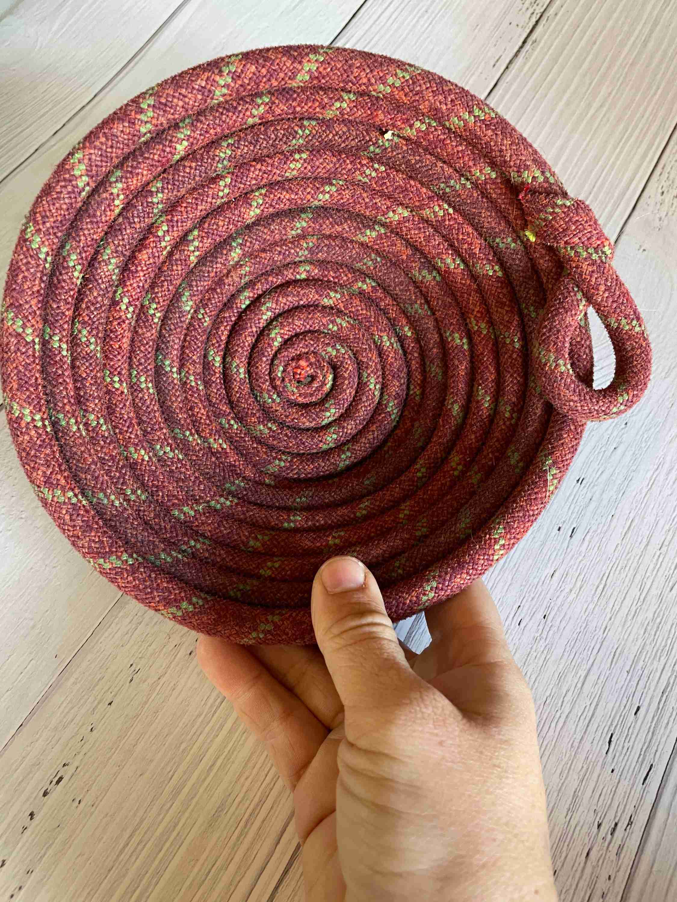 Upcycled Climbing Rope Bowl - Image 3