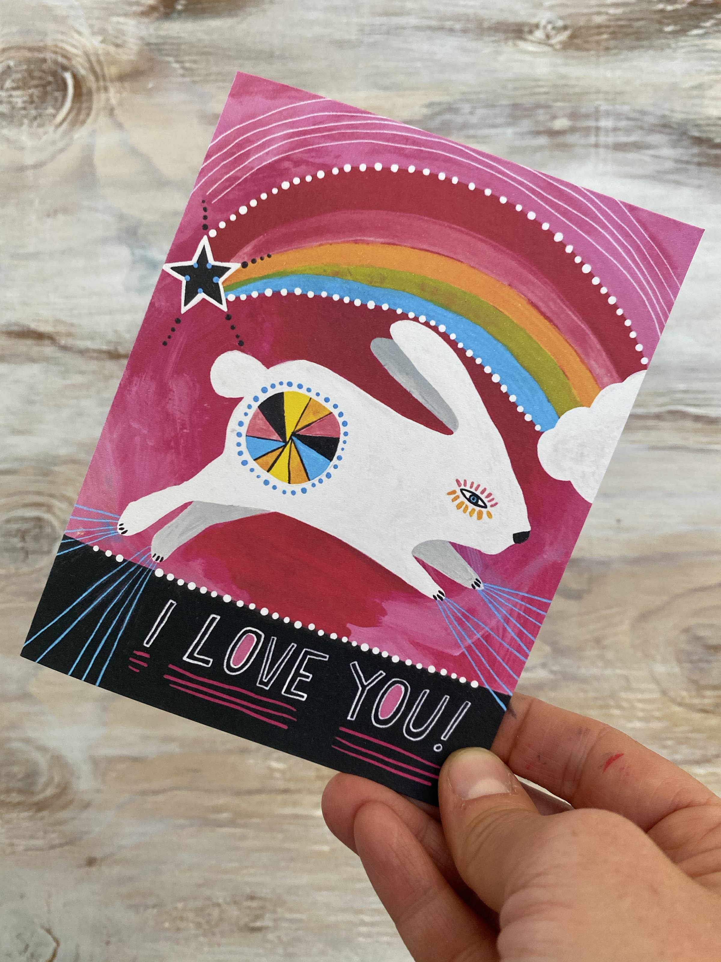I Love You Bunny Card - Image 2