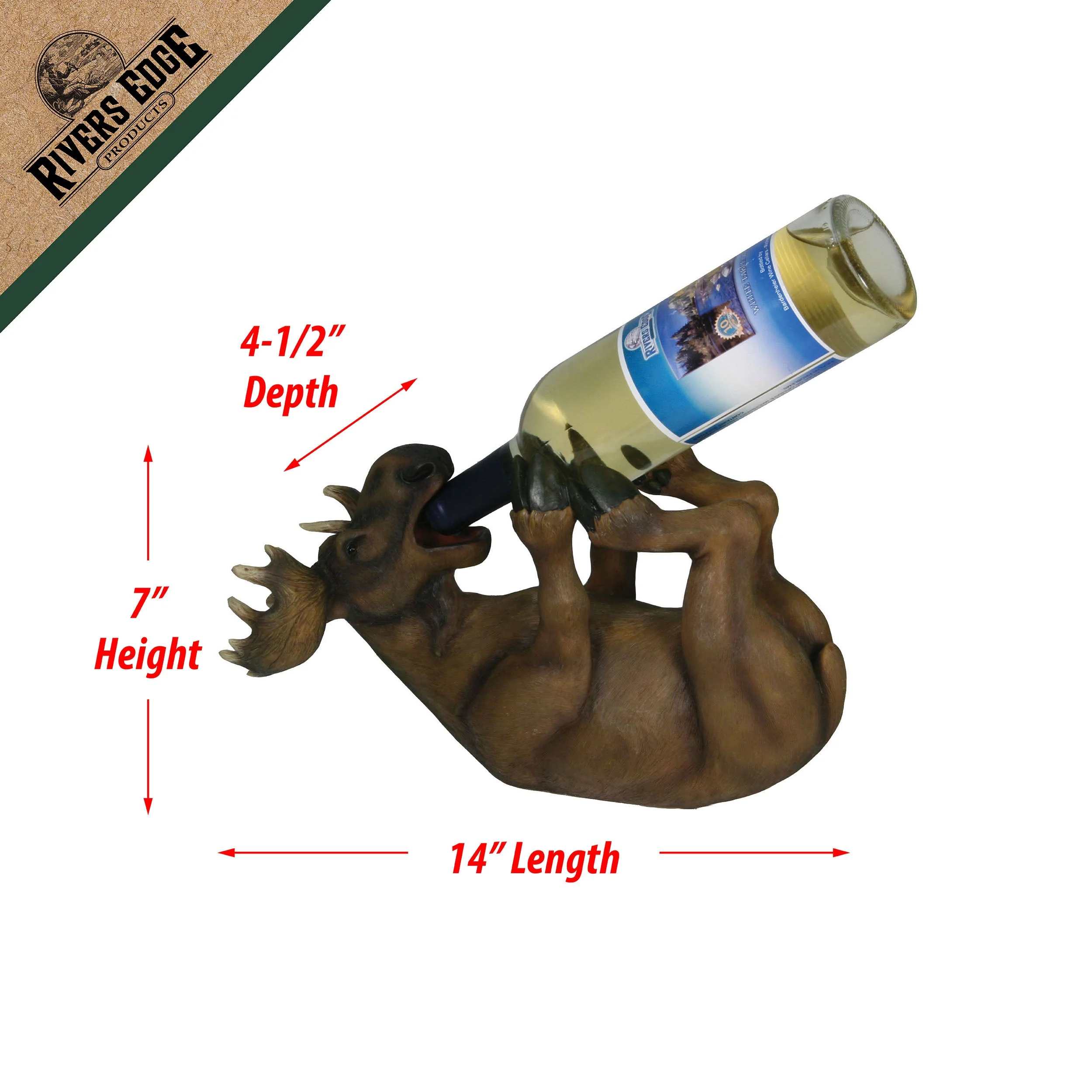Wine Bottle Holder-Moose - Image 2