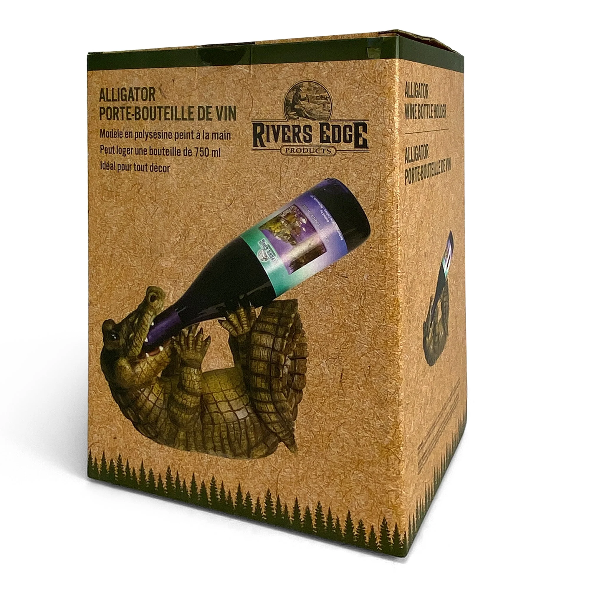 Wine Bottle Holder-Alligator - Image 3