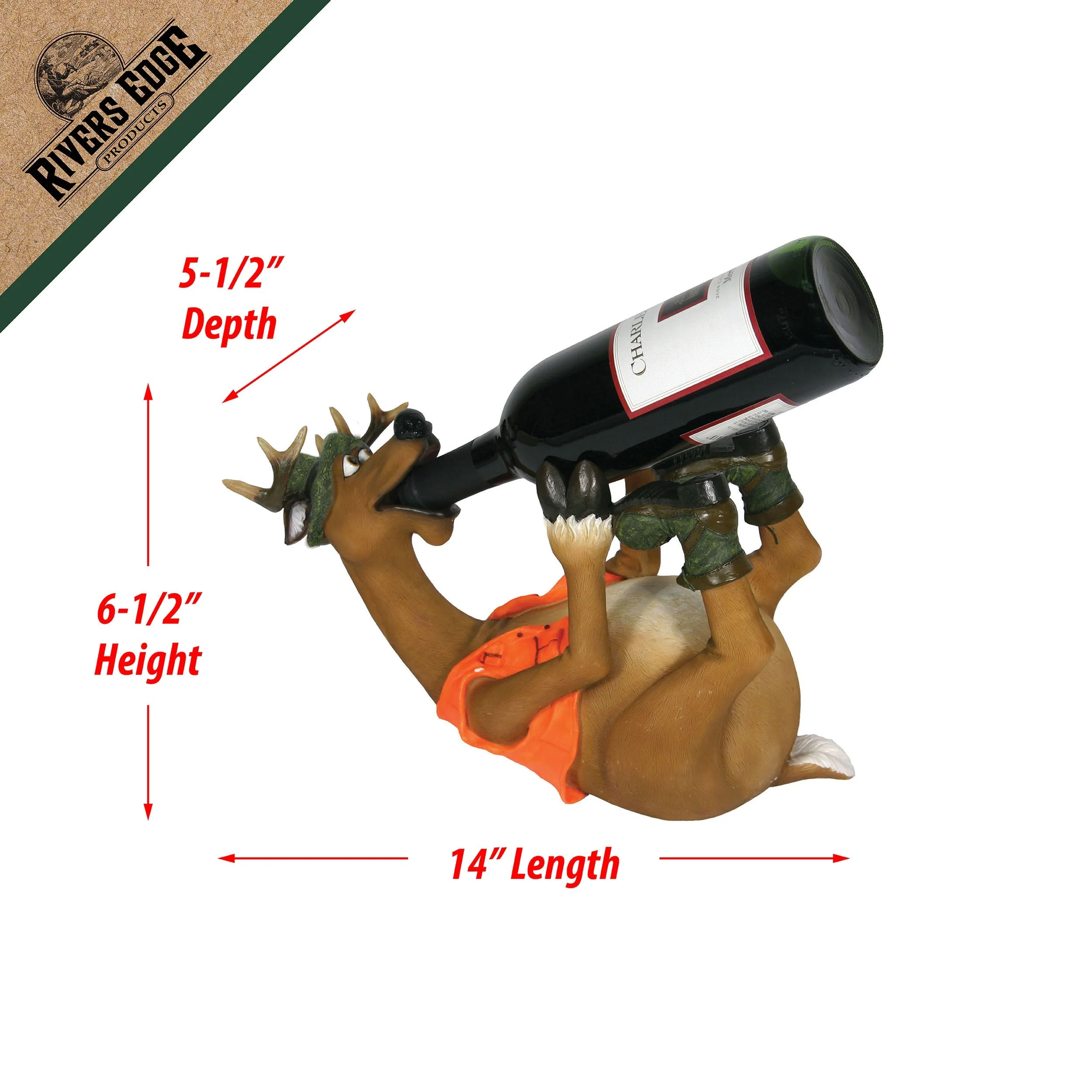 Wine Bottle Holder-Deer - Image 2