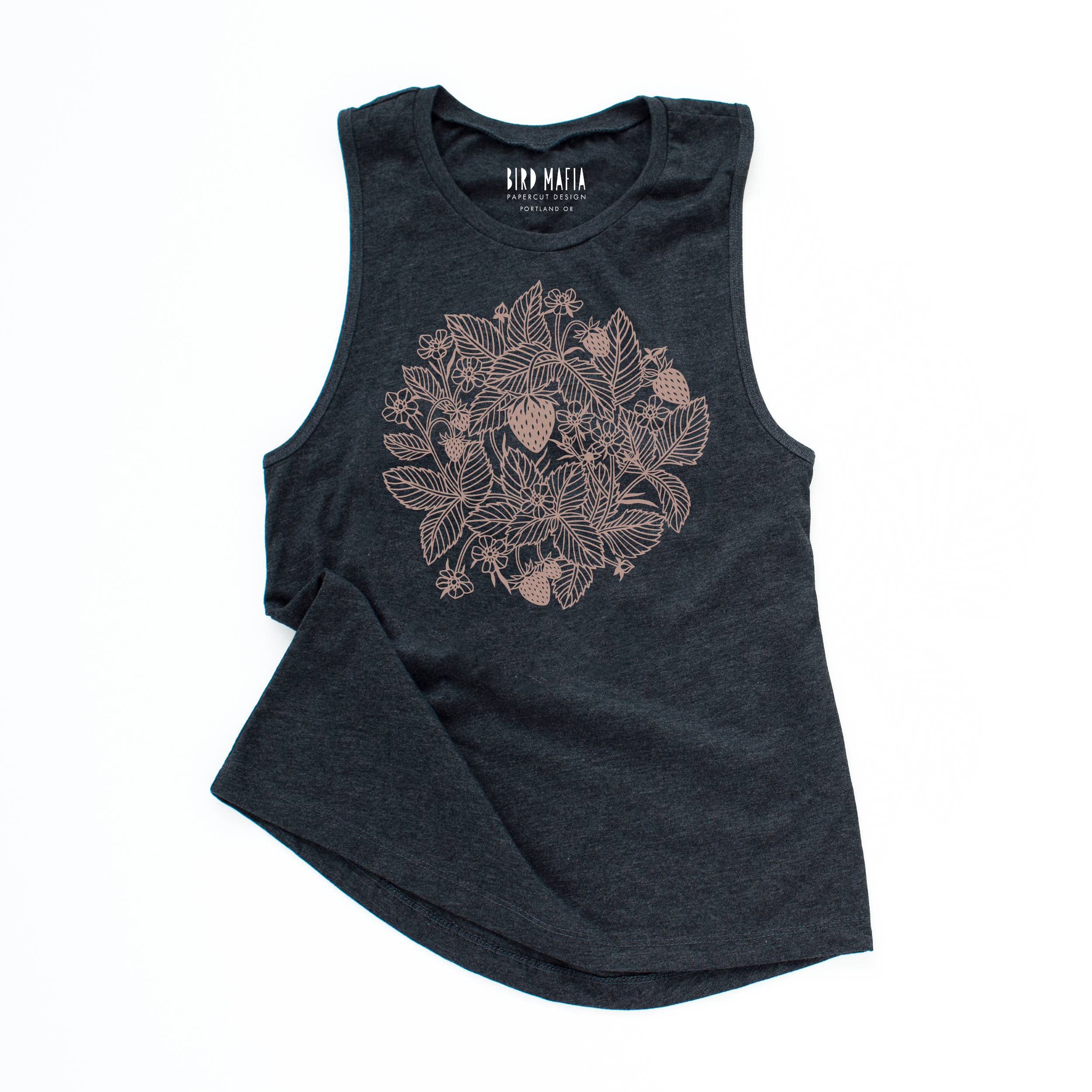 Strawberry patch muscle tank - Image 3