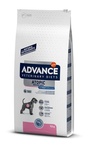 Advance Veterinary Atopic kibble – Against skin problems and itching – 12 kg