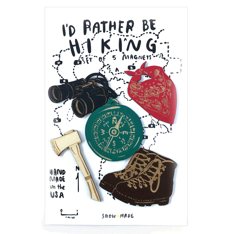 Hiking Magnets – Set of 5
