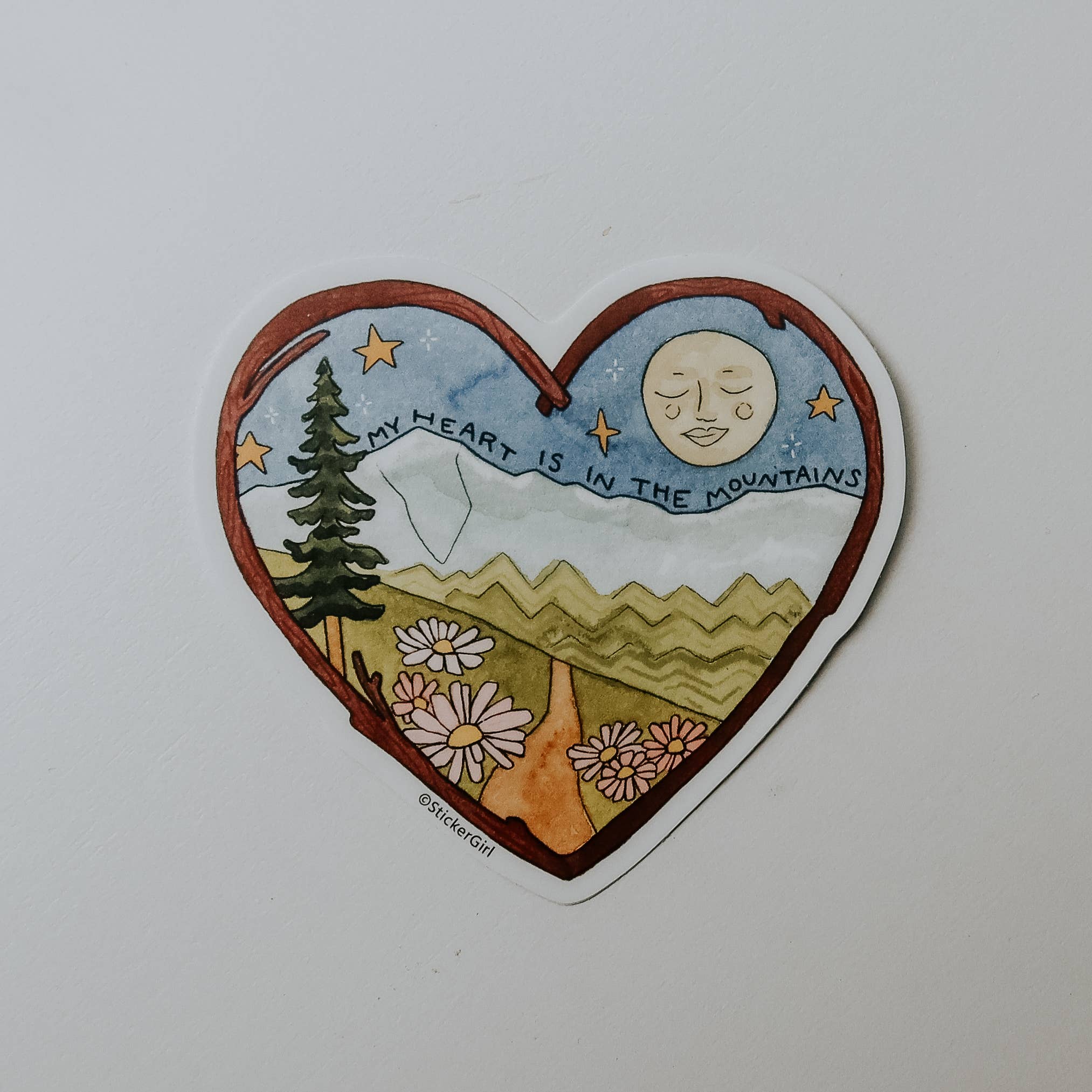 My Heart is in the Mountains Vinyl Sticker - Image 3