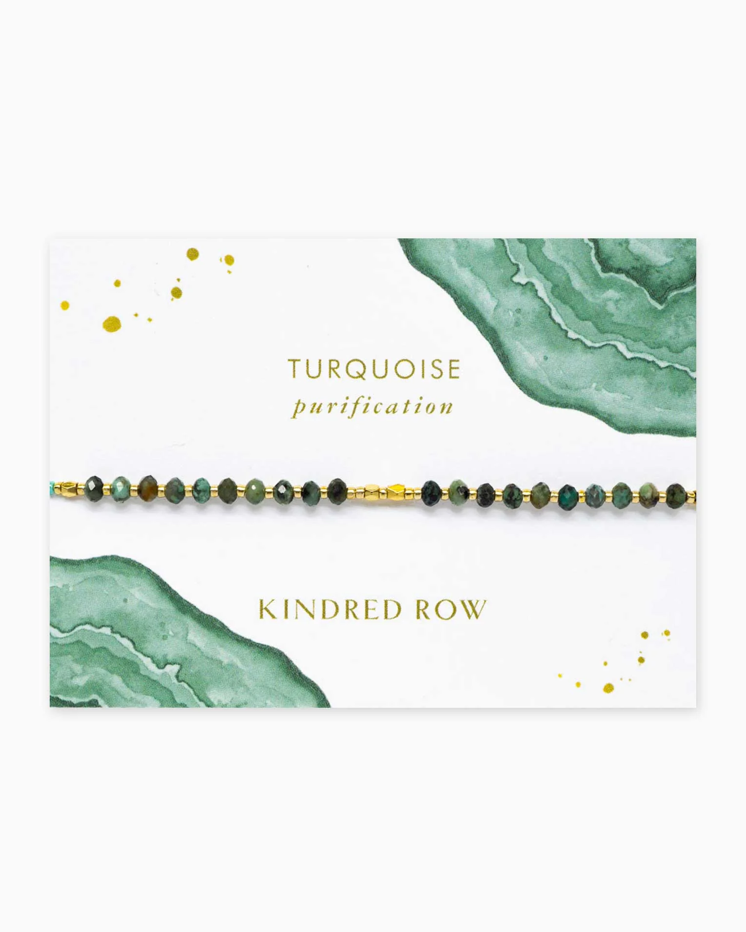 Turquoise Healing Gemstone Stacking Bracelet - Image 1