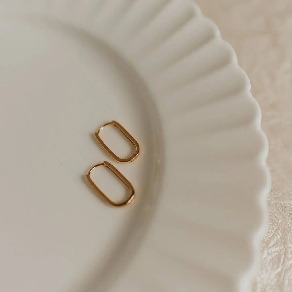 Avery Gold Hoops - Image 3
