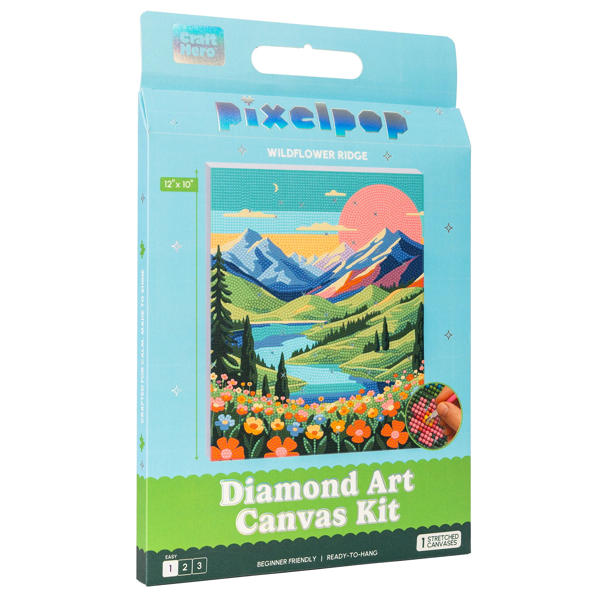 PixelPop™ Diamond Art — Reset Edition – Wildflower Ridge