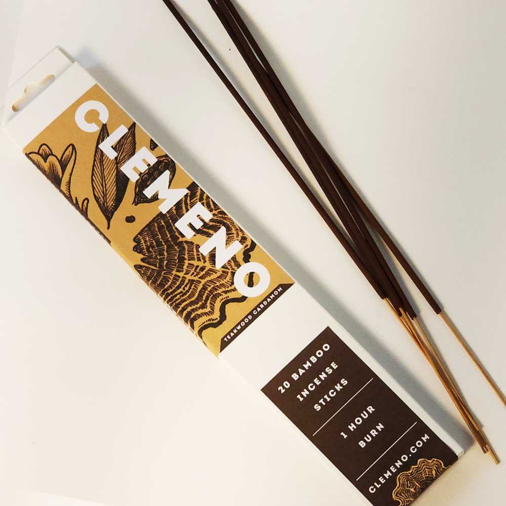 Bamboo Incense Sticks - Teakwood Cardamom - Image 1