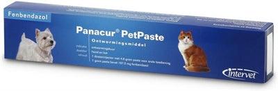 Panacur paste – Broad-spectrum deworming medication, also effective against Giardia (cat & dog)