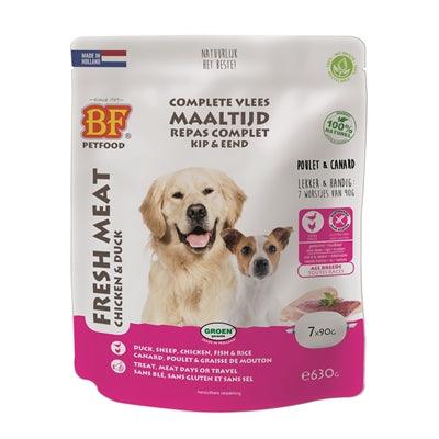 BF Petfood Meat Food Duck – Natural and complete – 7×90 grams