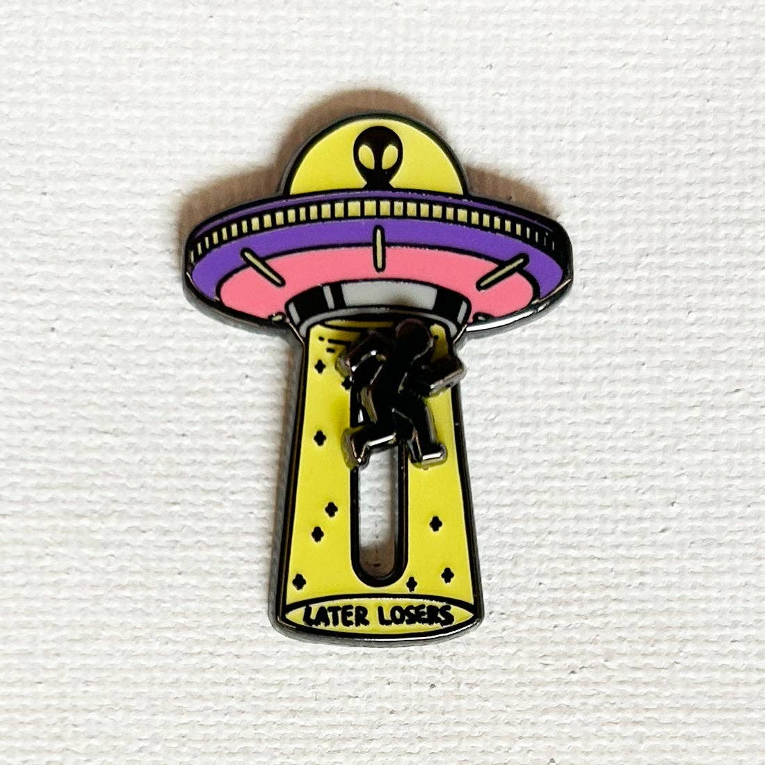 Later Losers Abduction Deluxe Pin - Image 1