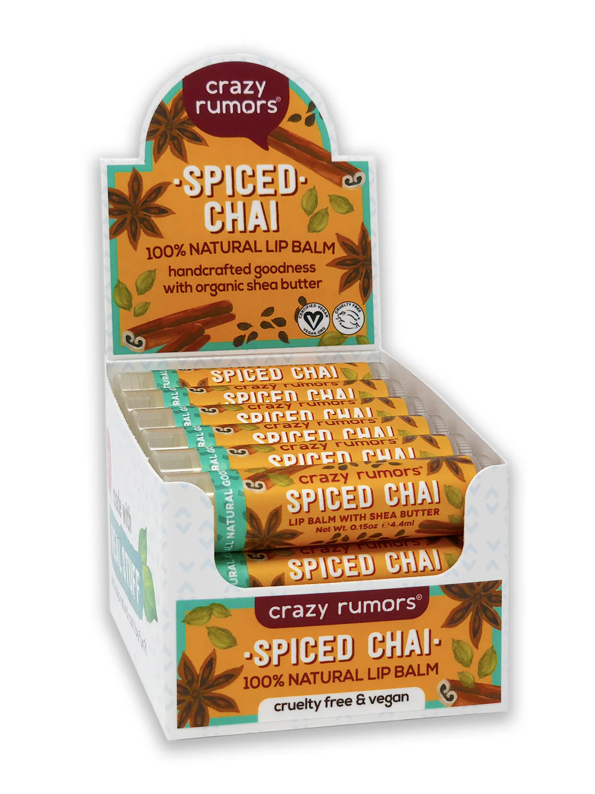 All Natural, Vegan Spiced Chai Lip Balm - Image 3