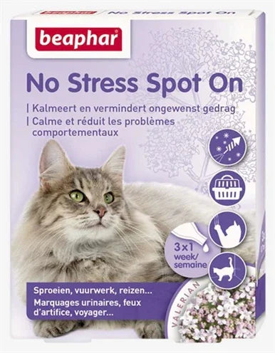 Beaphar No Stress Spot On Calms and Encourages Good Behavior in Cats