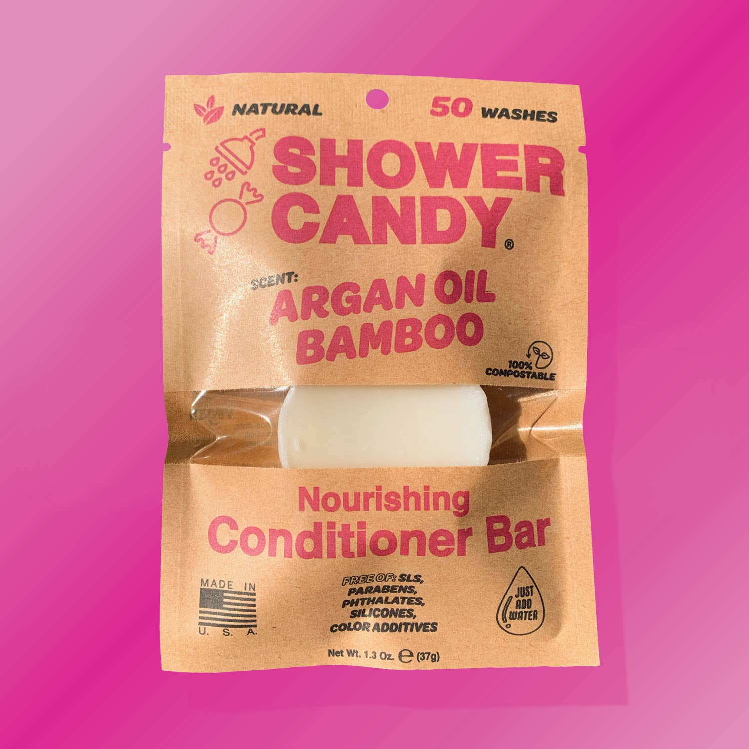 Argan Oil Bamboo Conditioner Bar - Image 1