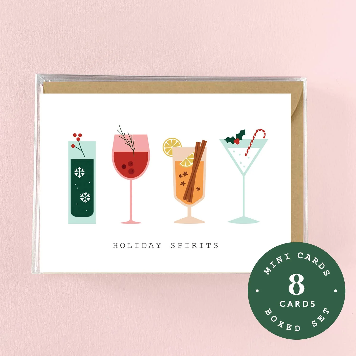 Holiday Spirits Mini Boxed Set -  8 Cards - Image 1