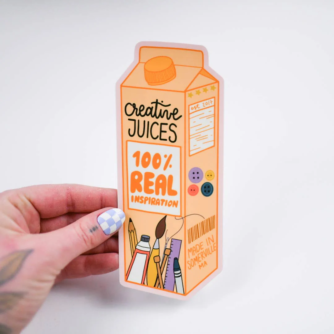 ‘Creative Juices’ Vinyl Sticker