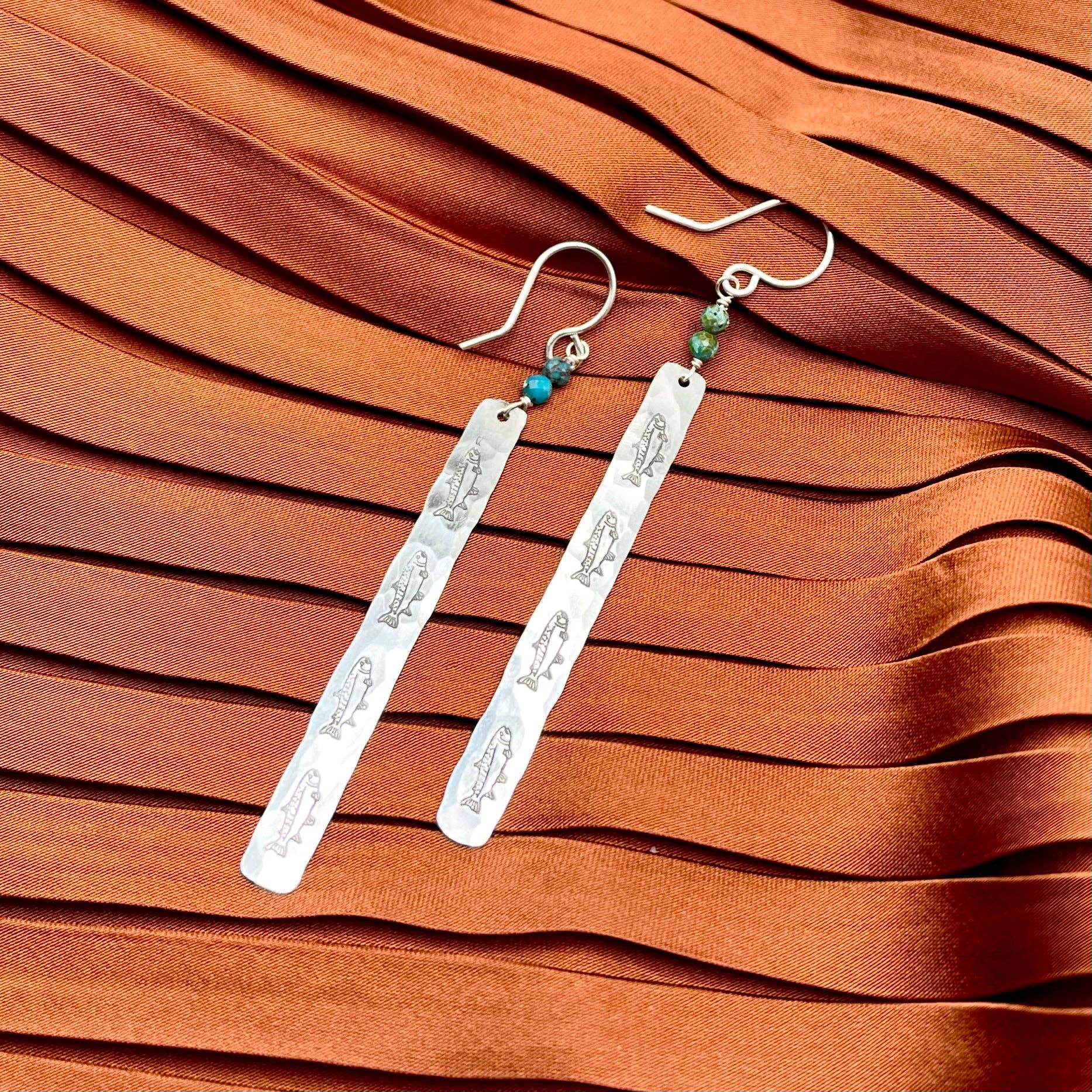 Handmade Feeesh Earrings - Image 1