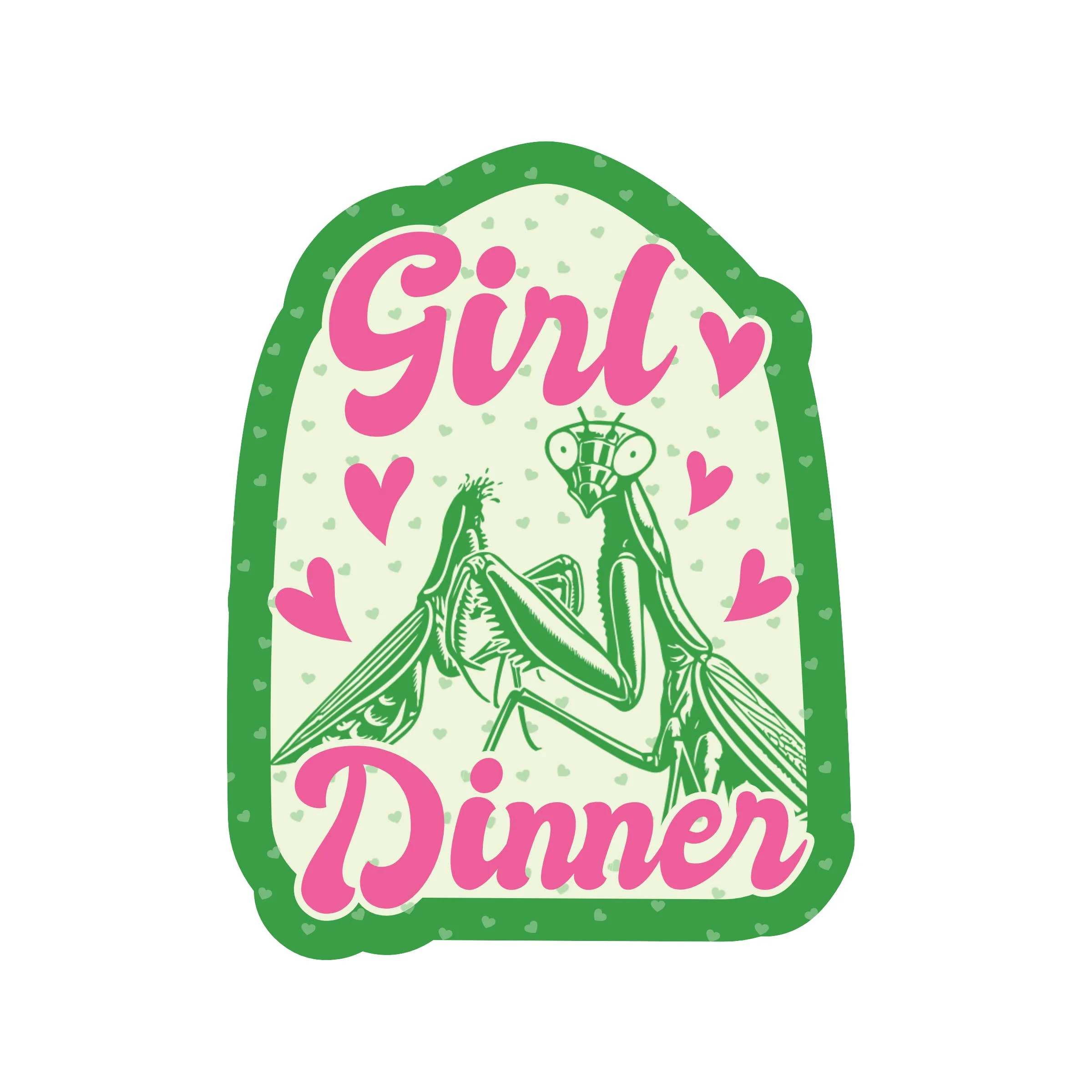 Feminist Insect Bug Funny Cute High Quality Vinyl Sticker - Image 1