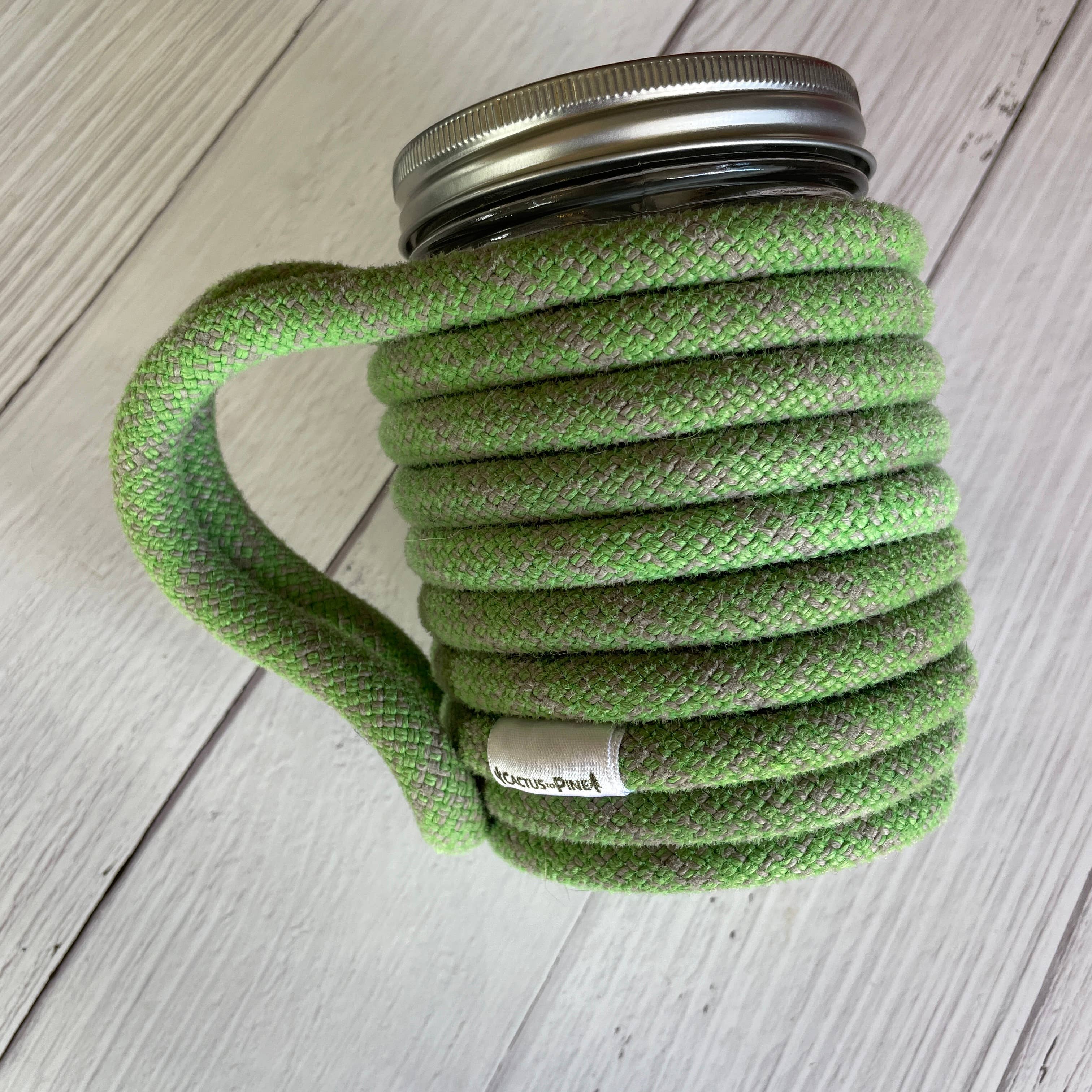 Jar Cozie - Upcycled Retired Rock Climbing Rope - Image 3