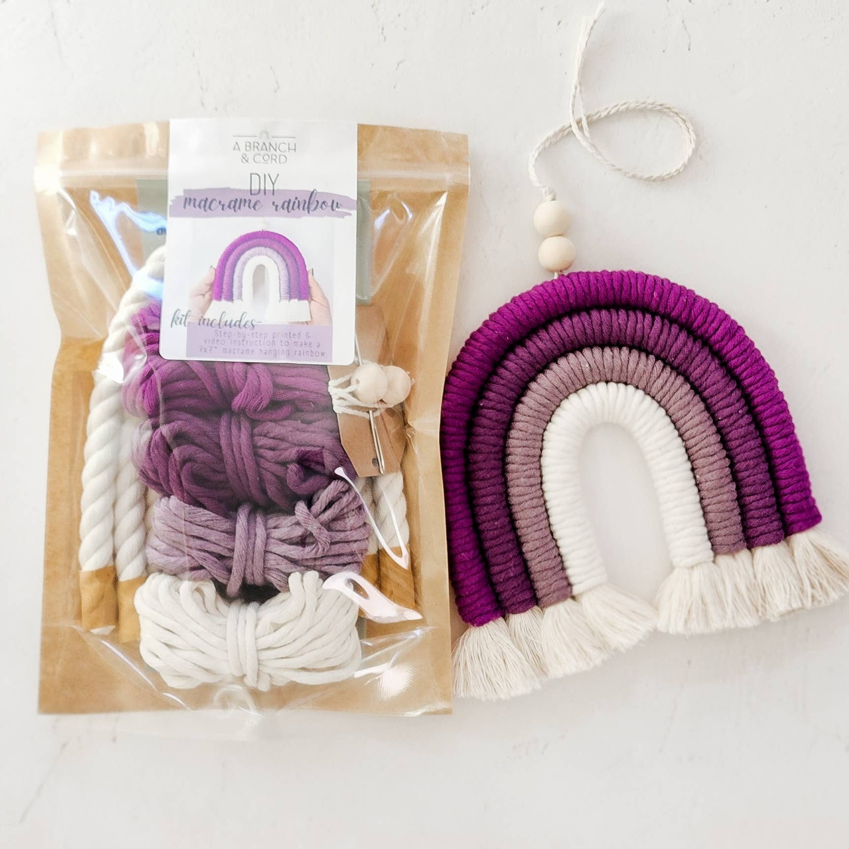 DIY Macrame Rainbow Kit - Image 2