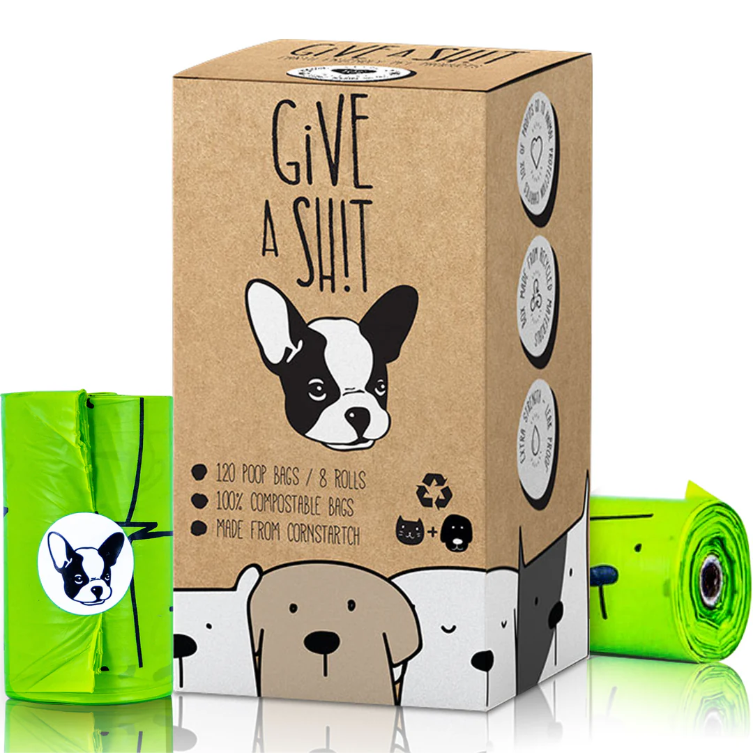 100% Certified Home Compostable Dog Poop Bags – 120 Bags