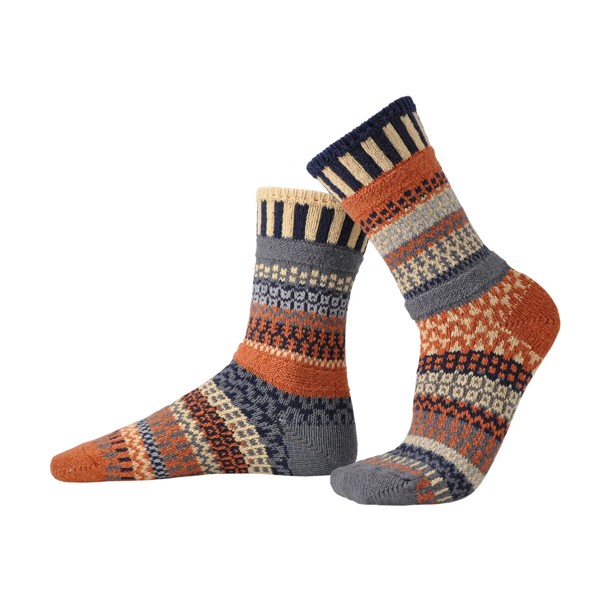 Nutmeg Crew Socks | Eco-Friendly & Made in the USA - Image 1