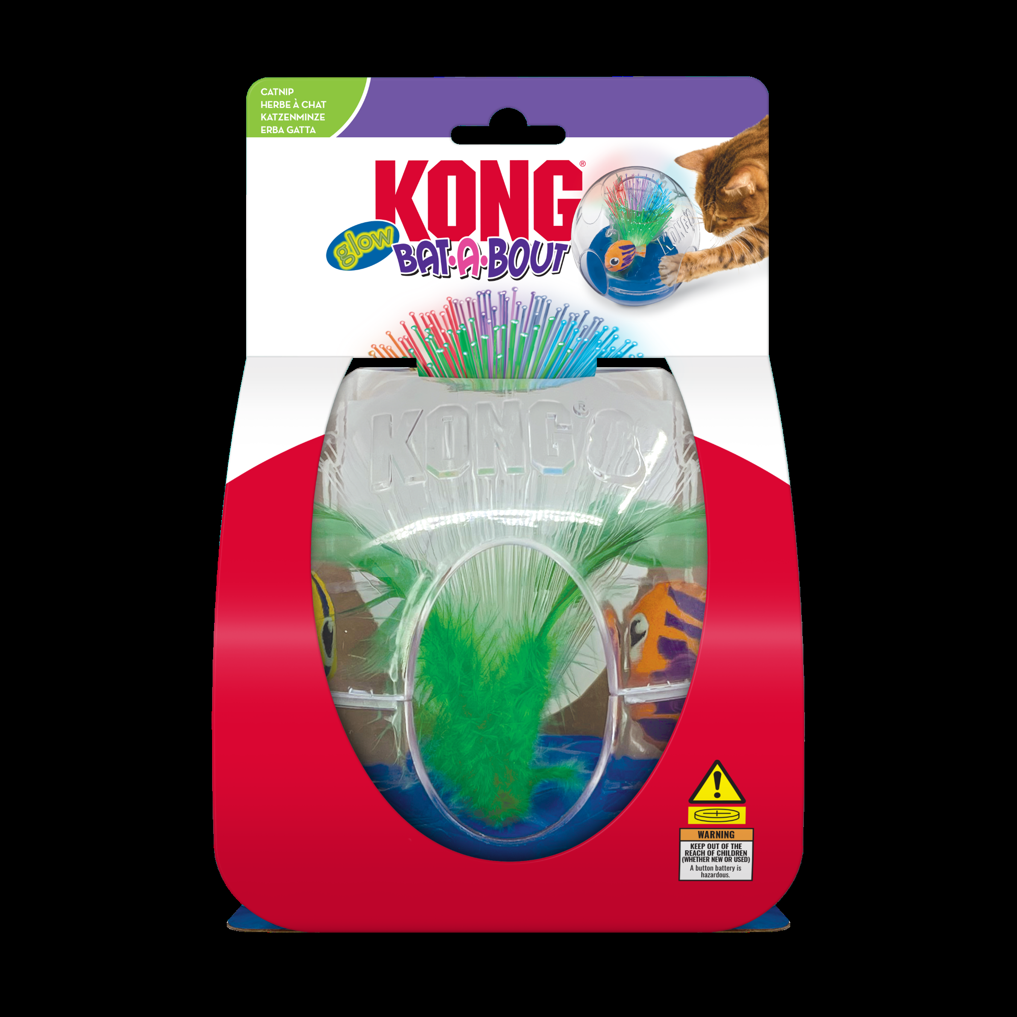 KONG Bat-A-Bout Glow Aquarium EU Oct - Image 2