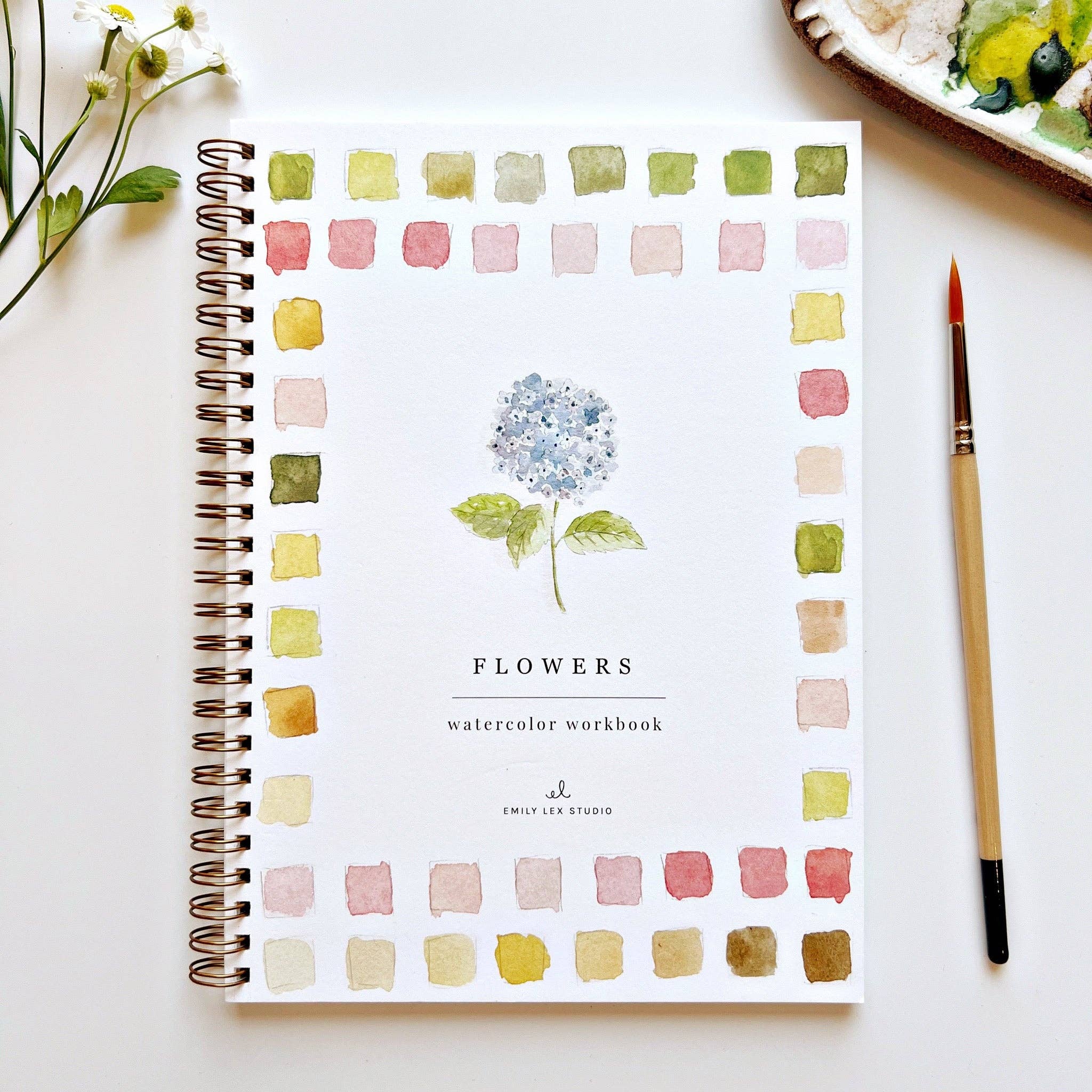 Flowers watercolor workbook - Image 1
