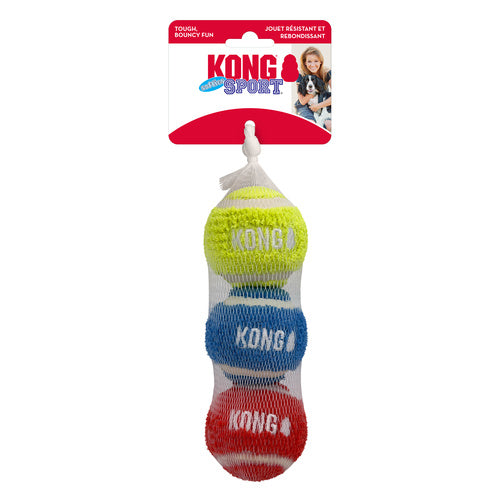 KONG Sport Softies Balls 3-pk Assorted - Feb - Image 3
