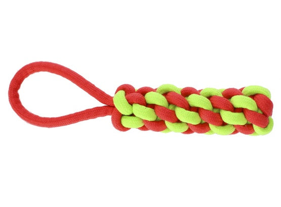 Dingo Zabawka dla psa - Kolba z rączką Energy 32cm czerwono-zielona - Image 1