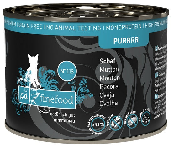 Catz Finefood Purrrr N.113 Owca puszka 200g - Image 1