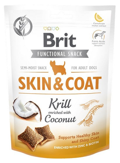 Brit Functional Snack Skin&Coat Krill 150g - Image 1