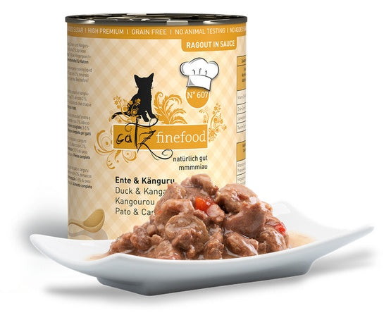 Catz Finefood Ragout N.607 Kaczka i Kangur puszka 380g - Image 2