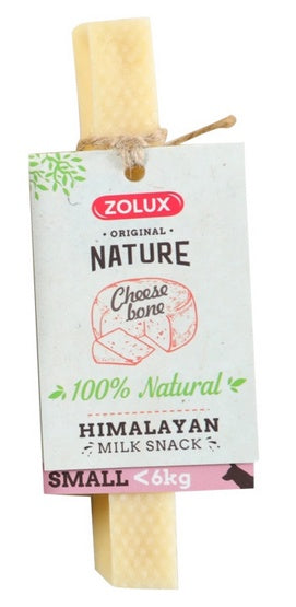 Zolux przysmak serowa kość z sera himalajskiego S 38 g - 100% naturalne gryzienie dla małych psów - Image 1