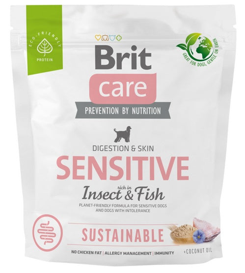 Brit Care Sustainable Sensitive Insect & Fish 1kg - Image 1