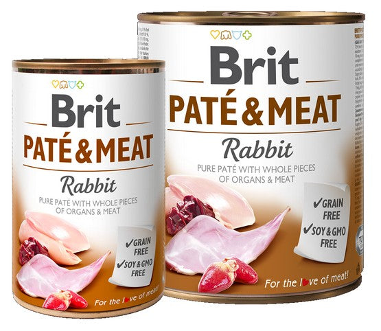Brit Pate & Meat Dog Rabbit puszka 800g - Image 2