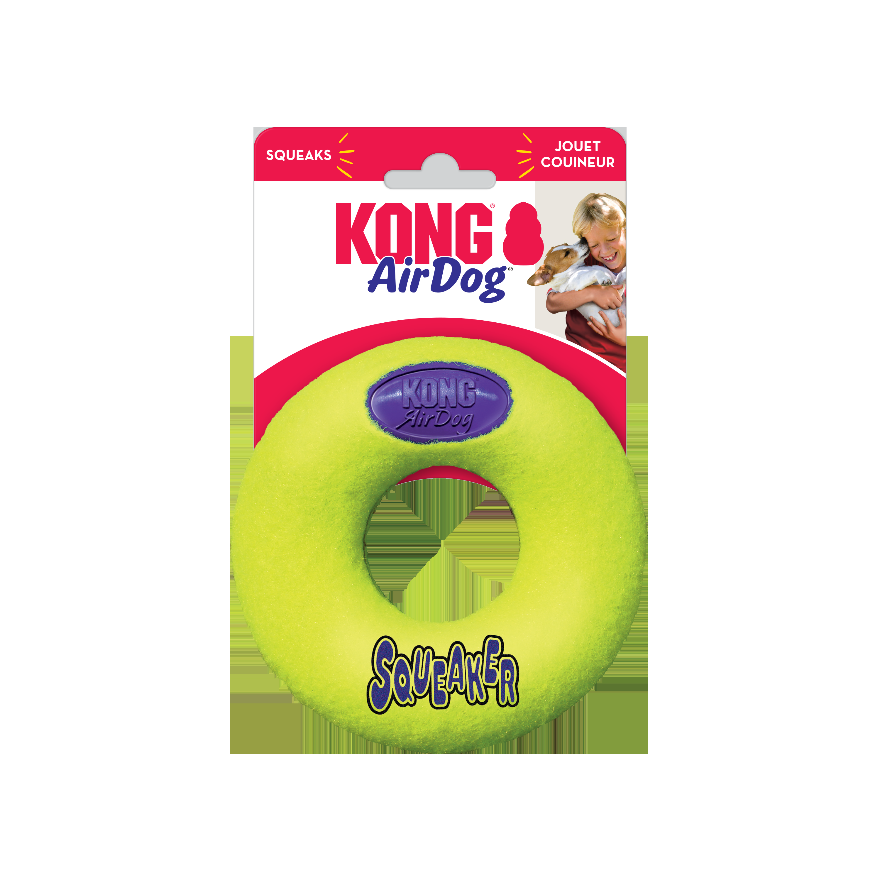 KONG Air Squeaker Donut - Image 1