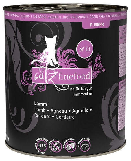 Catz Finefood Purrrr N.111 Jagnięcina puszka 800g - Image 1