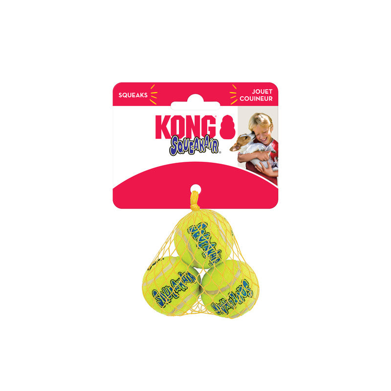 KONG Air Squeaker Tennis Ball 3pk - Image 3