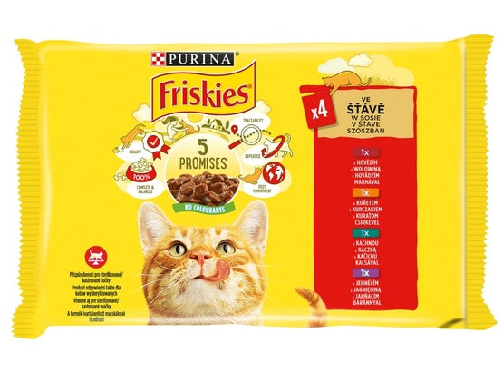 Friskies Mix mięsny w sosie saszetki 4x85g - Image 2