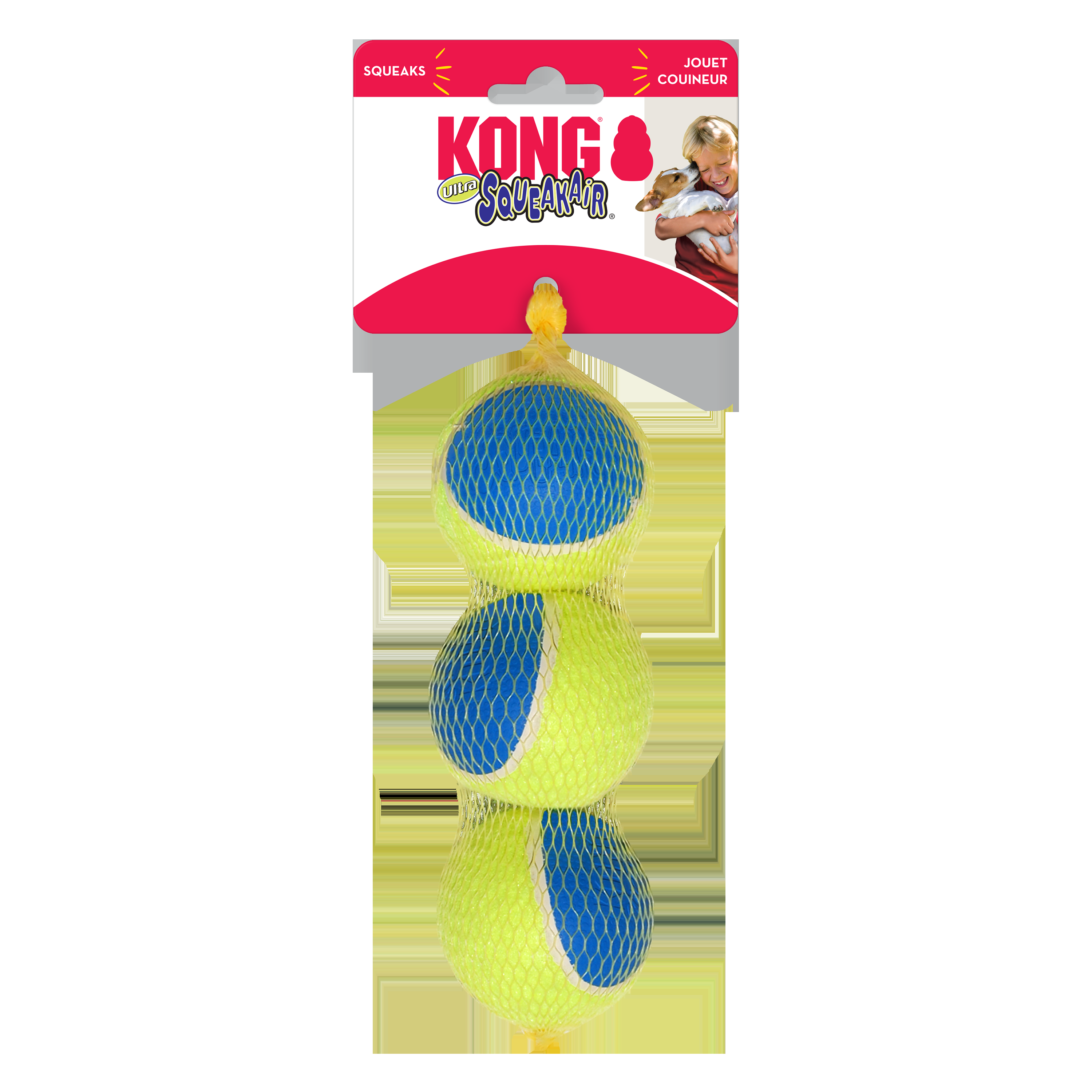 KONG Ultra SqueakAir Ball 3pk - Image 2