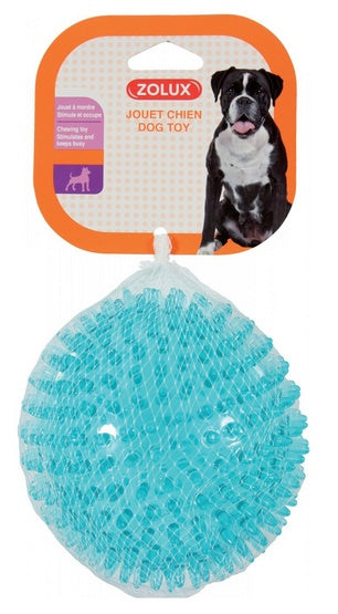 Zolux zabawka TPR POP piłka z kolcami 13 cm - dźwiękowa i wytrzymała - Image 1