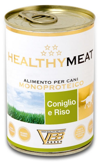 Healthy Meat Pies Mono królik i ryż 400 g - monoproteinowa puszka dla wrażliwych psów - Image 1