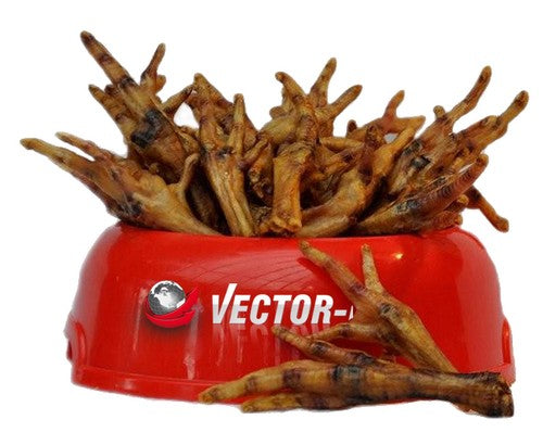 Vector-Food stopki kurze suszone 1 kg – naturalny gryzak o średniej twardości