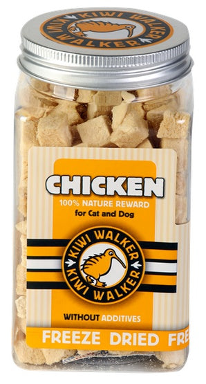 Kiwi Walker przysmaki liofilizowane 100% kurczak 80g - mini kawałki idealne do treningu - Image 1