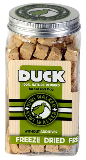Kiwi Walker przysmaki liofilizowane 100% kaczka 80 g - czysty skład i wygoda treningu - Image 1